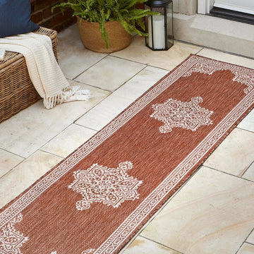 Arden Vintage Casual Medallion Indoor/Outdoor Area Rug